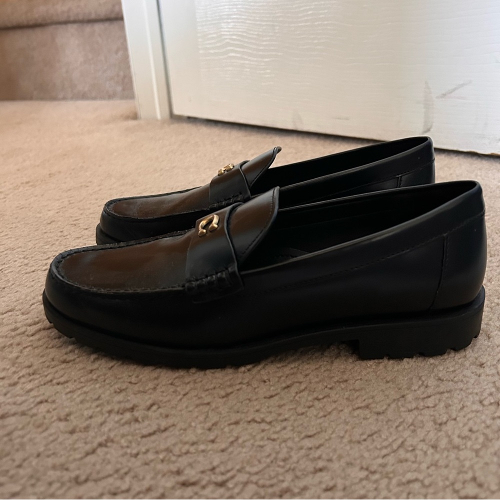 Coach Black Jocelyn Backless Loafers - Picture 4 of 5